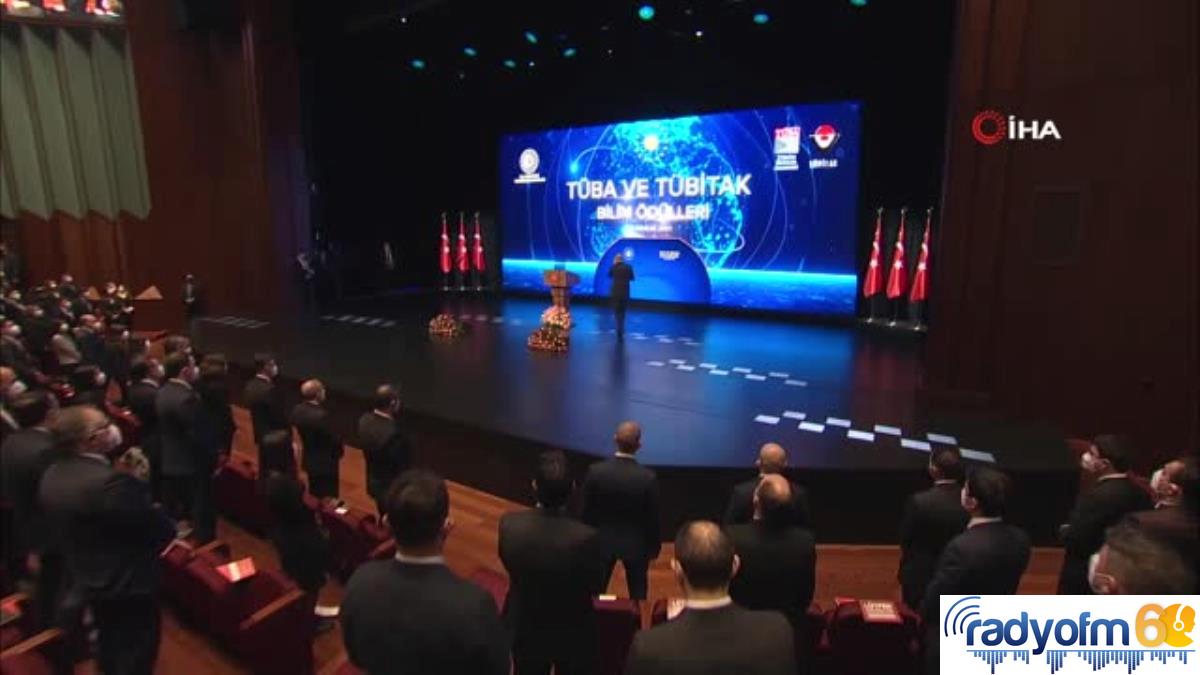 Cumhurbaşkanı Erdoğan, TÜBİTAK ve TÜBA Bilim Ödülleri Töreninde konuştu