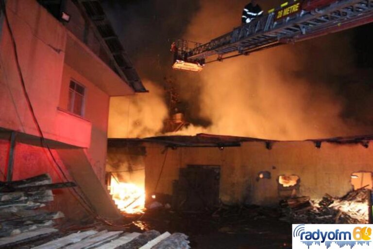 Son dakika haberleri… Tokat’ta kereste fabrikasında yangın
