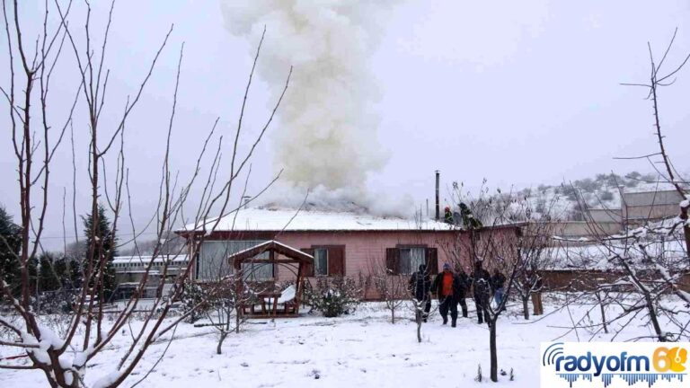 Tokat’ta bağ evinde yangın