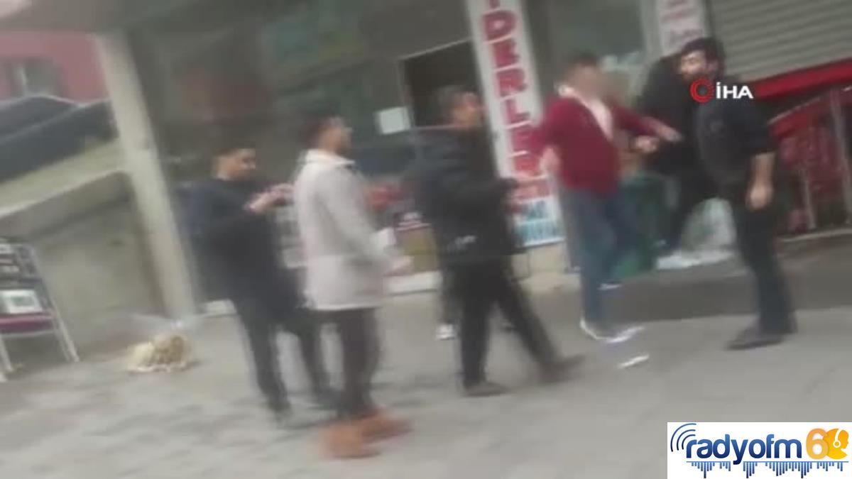 Arnavutköy’de tekme tokat kavga kameralara böyle yansıdı