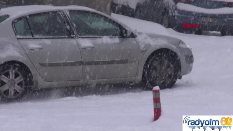 TOKAT’TA KAR YAĞIŞI HAYATI ETKİLEDİ