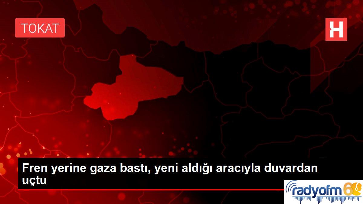 Fren yerine gaza bastı, yeni aldığı aracıyla duvardan uçtu