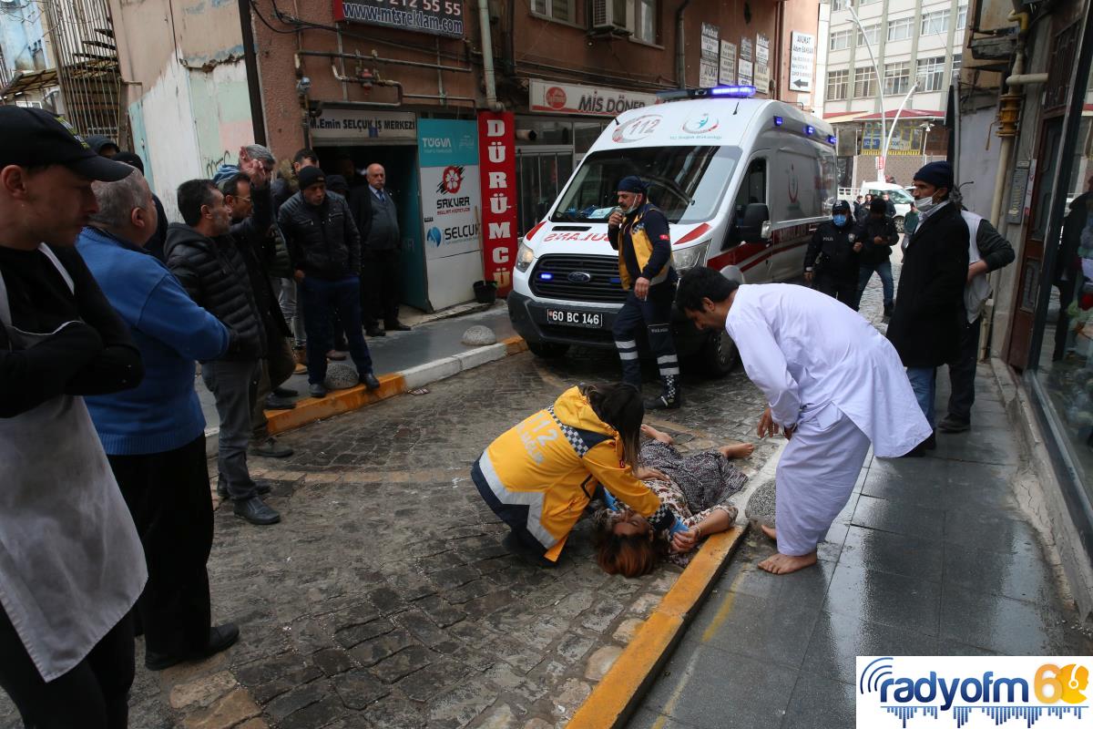 3. kattan düşen Afgan kadın yaralandı