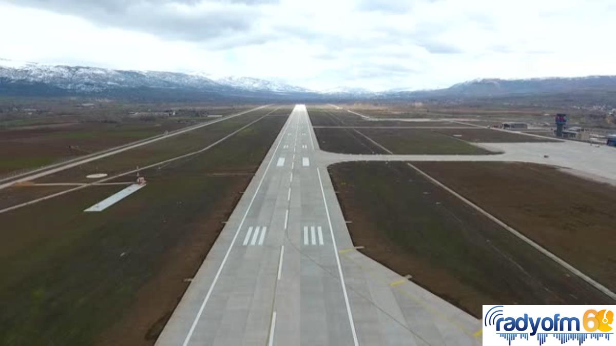 (DRONE) Tokat Yeni Havalimanı yarın açılıyor