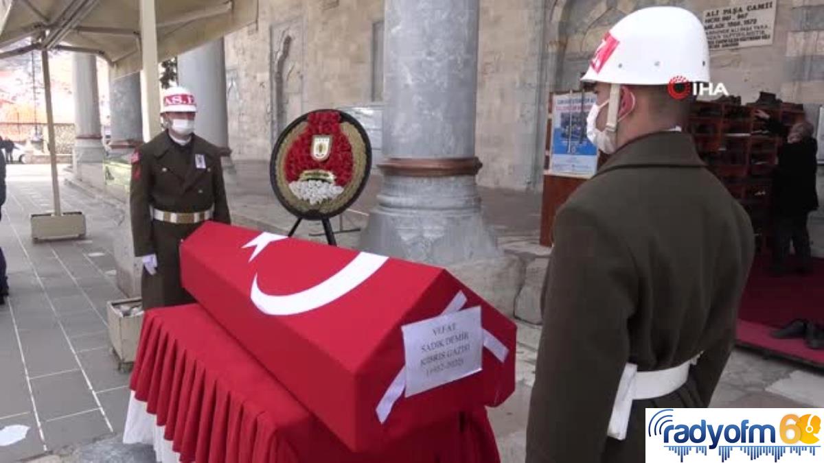 Kıbrıs Gazisi son yolculuğuna uğurlandı