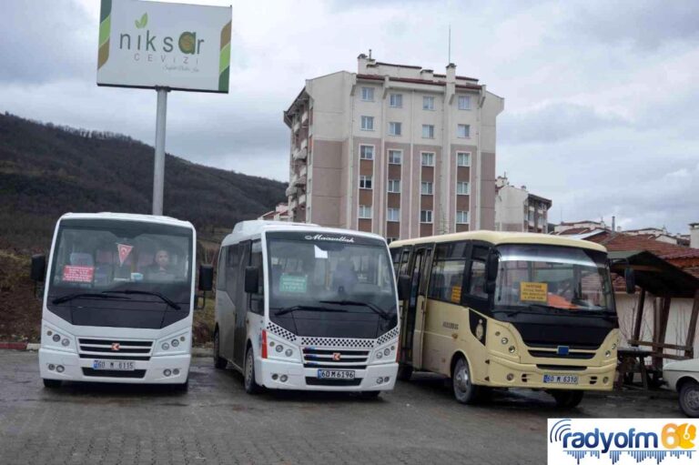 Niksar’da şehir içi minibüs ücretlerine zam geldi