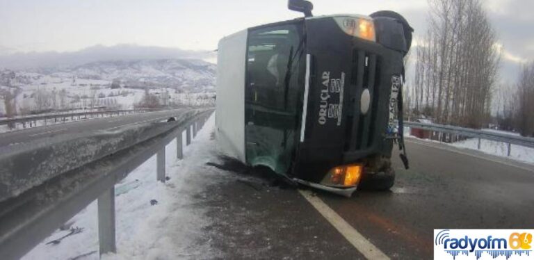 Tokat’ta askeri personel servisi devrildi: 1 şehit, 3 yaralı