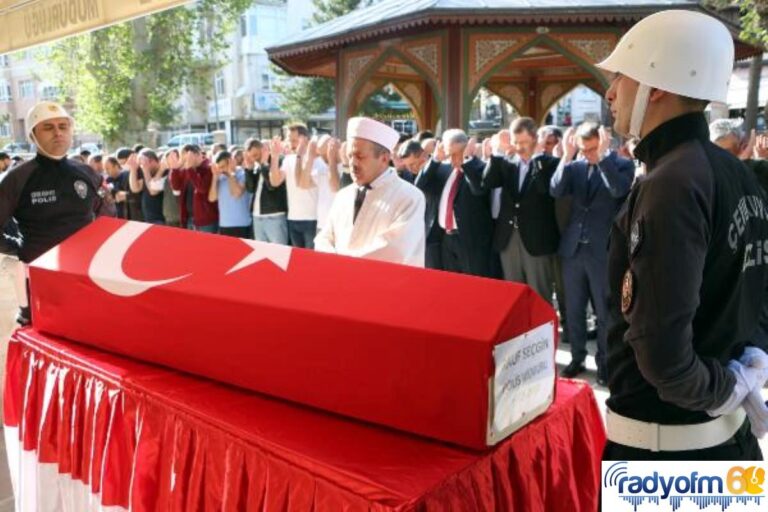 Kalp krizinden ölen polis memuru, Tokat’ta toprağa verildi