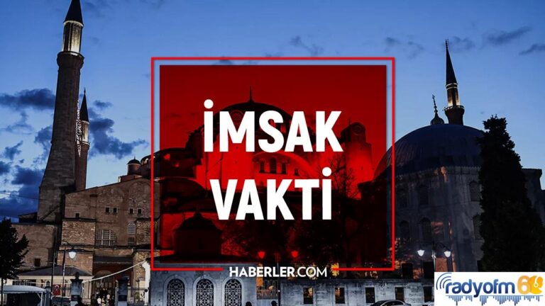 Tokat imsak ne zaman, sahur saat kaçta? 14 Nisan 2022 Tokat bugün imsak girdi mi, sahurda kaça kadar yenir? Ramazan imsak ve sahur saatleri