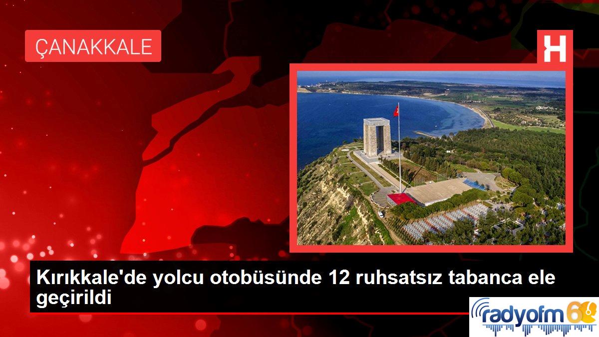 Kırıkkale’de yolcu otobüsünde 12 ruhsatsız tabanca ele geçirildi