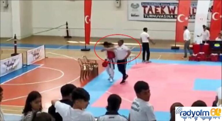 TEKVANDO SEÇMELERİNDE ANTRENÖRDEN ELENEN SPORCUSUNA TOKAT KAMERADA