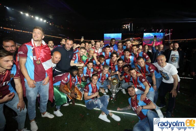 Trabzonspor şampiyonluk kupasını aldı