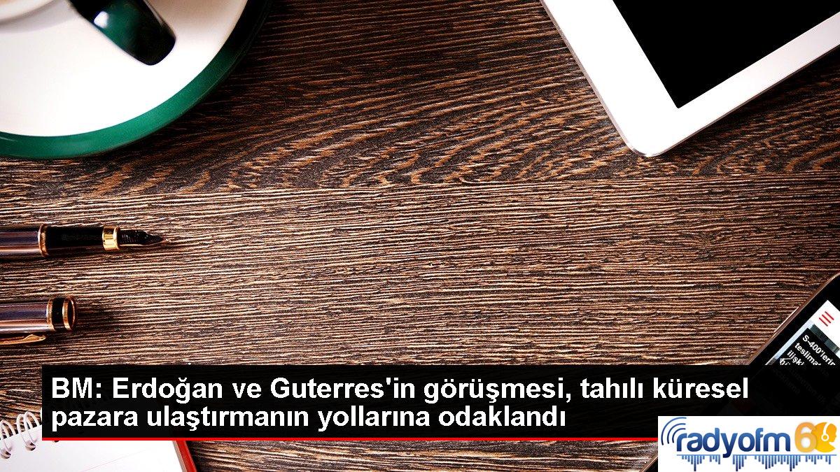 BM: Erdoğan ve Guterres’in görüşmesi, tahılı küresel pazara ulaştırmanın yollarına odaklandı