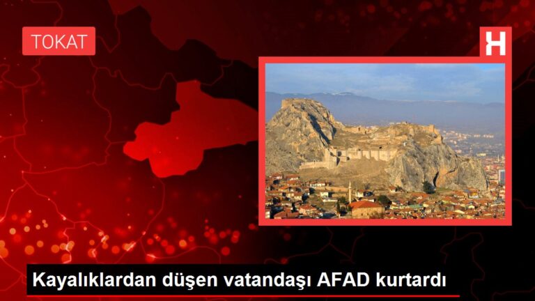 Kayalıklardan düşen vatandaşı AFAD kurtardı