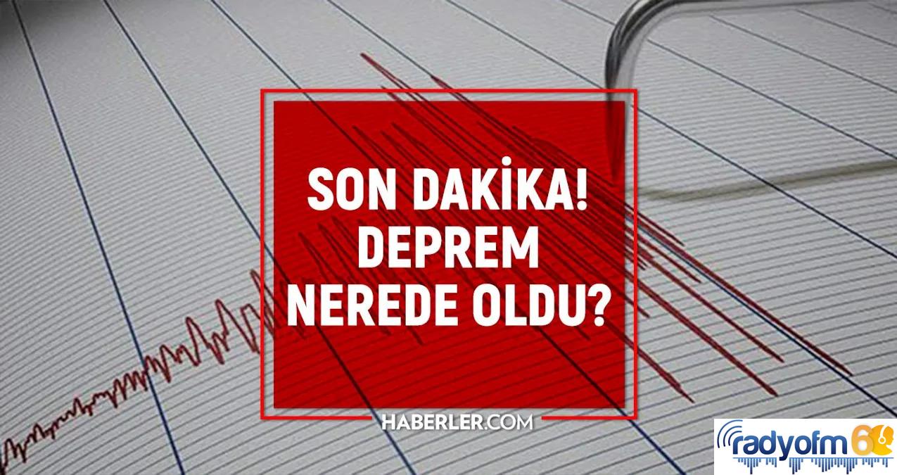 Son Depremler! Bugün Tokat’ta deprem mi oldu? 7 Mart AFAD ve Kandilli deprem listesi