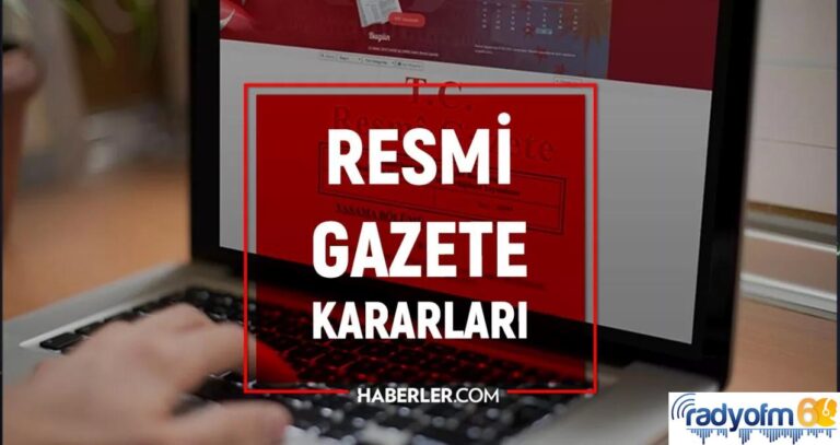 3 Temmuz 2022 Resmi Gazete bugünün kararları neler? 3 Temmuz 2022 Pazar Resmi Gazete’de yayımlandı! 31885 sayılı Resmi Gazete atamalar listesi!