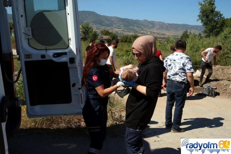 Tokat haber! Tokat’ta şarampole devrilen otomobildeki 1’i bebek 3 kişi yaralandı