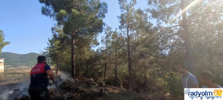 Tokat haberi… Tokat’ta çıkan orman yangını söndürüldü