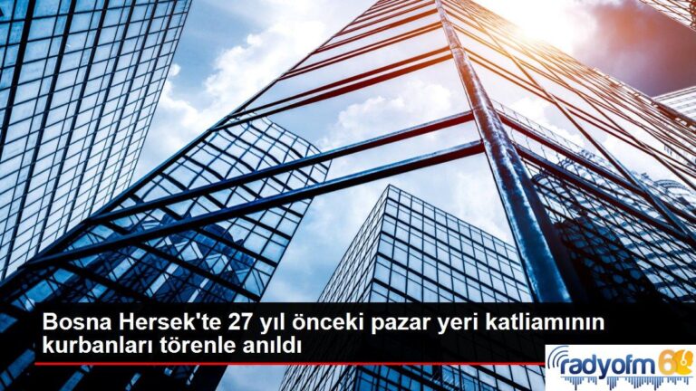 Tokat gündem haberi: Bosna Hersek’te 27 yıl önceki pazar yeri katliamının kurbanları törenle anıldı