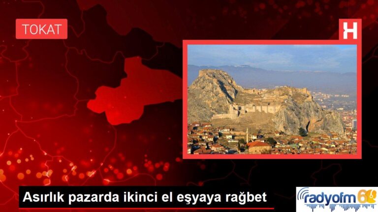 Asırlık pazarda ikinci el eşyaya rağbet