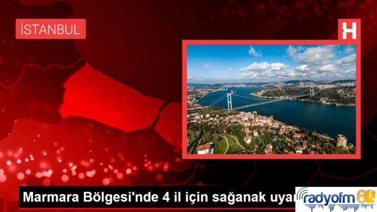 Meteorolojiden dört bölge için yağış uyarısı