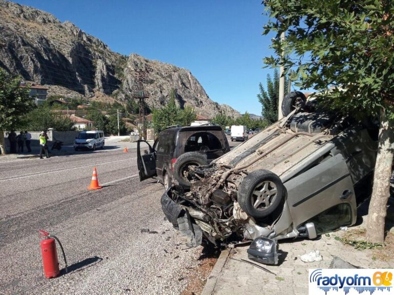 Son dakika haberi | Tokat’ta iki araç çarpıştı: 7 yaralı